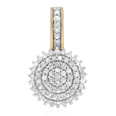Ciondolo in argento con Diamante PK (J)