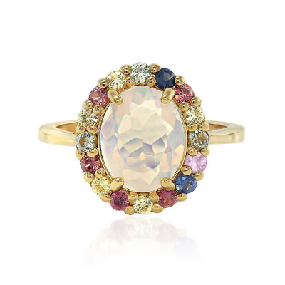 Anello in argento con Opale di Welo