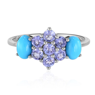 Anello in argento con Turchese Sleeping Beauty