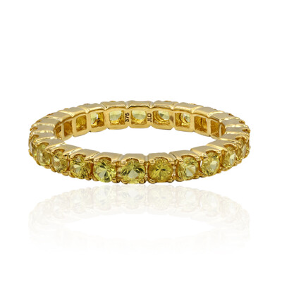Anello in oro con Zaffiro Giallo (Adela Gold)