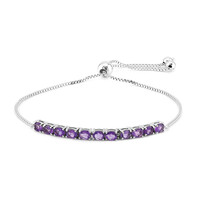 Bracciale in argento con Ametista