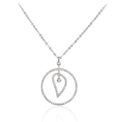 Collana in argento con Zircone