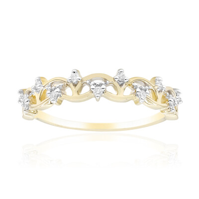 Anello in oro con Diamante SI1 (G) (Annette)