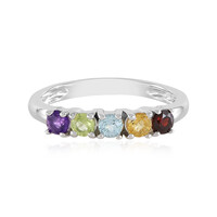 Anello in argento con Ametista Zambiana
