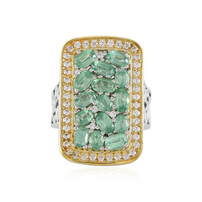 Anello in argento con Cianite Menta (Dallas Prince Designs)