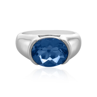 Anello in argento con Fluorite Cangiante