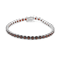 Bracciale in argento con Granato