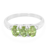 Anello in argento con Apatite Russa