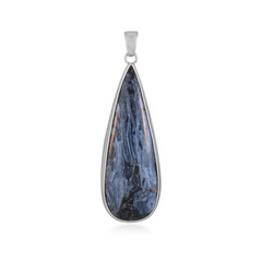 Ciondolo in argento con Pietersite (Bali Barong)