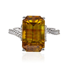 Anello in oro con Sfalerite (CIRARI)