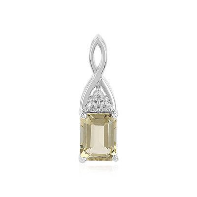 Ciondolo in argento con Quarzo Limone