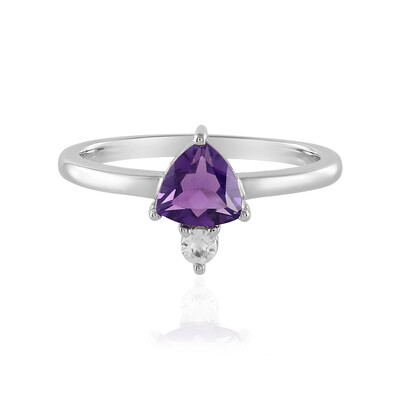 Anello in argento con Ametista Siberiana