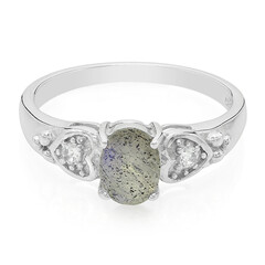 Anello in argento con Labradorite