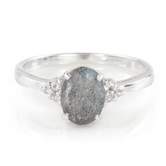 Anello in argento con Labradorite