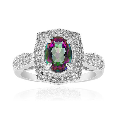 Anello in argento con Quarzo Mistico