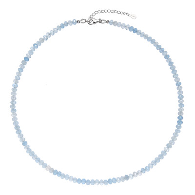 Collana in argento con Acquamarina Brasiliana