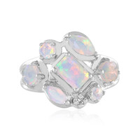 Anello in argento con Opale di Welo