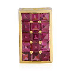 Ciondolo in argento con Rodolite