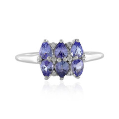 Anello in argento con Tanzanite