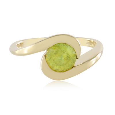 Anello in oro con Sfene (de Melo)
