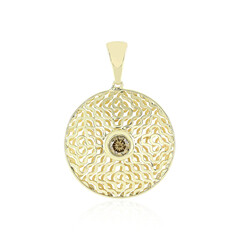 Ciondolo in oro con Diamante Champagne I2 (Ornaments by de Melo)