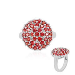 Anello in argento con Rubino Tanzania