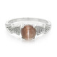 Anello placcato in platino con Scapolite Occhio di Gatto