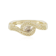 Anello in oro con Diamante Champagne I2 (Ornaments by de Melo)