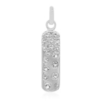 Ciondolo in argento con Topazio Bianco