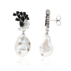 Orecchini in argento con Perla di Acqua Dolce (Dallas Prince Designs)