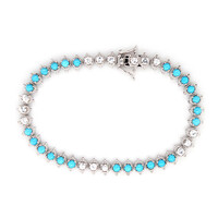 Bracciale in argento con Turchese Sleeping Beauty (Dallas Prince Designs)