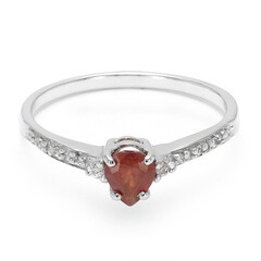 Anello in argento con Rubino Tramonto