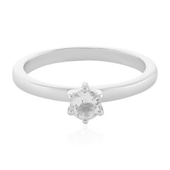 Anello in argento con Quarzo Bianco