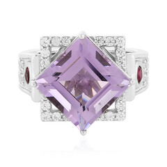 Anello in argento con Ametista Rose de France (Memories by Vincent)
