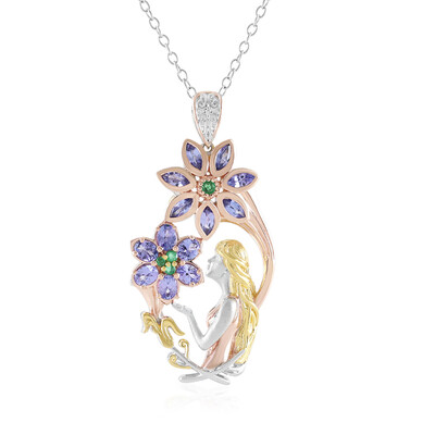 Collana in argento con Tanzanite (Gems en Vogue)