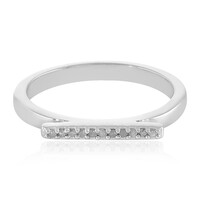 Anello in argento con Diamante I3 (I)
