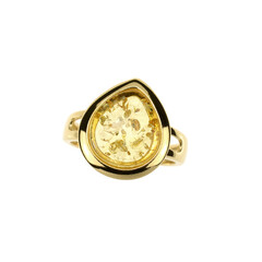 Anello in argento con Ambra Baltica