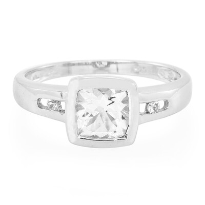 Anello in argento con Goshenite