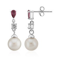 Orecchini in argento con Perla d'Acqua Dolce Bianca