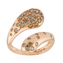 Anello in oro con Diamante Rose de France SI1 di Argyle