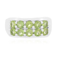 Anello in argento con Peridoto