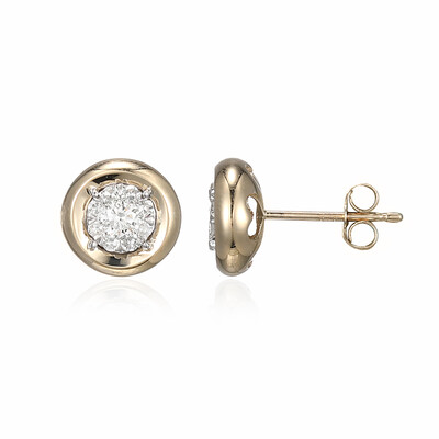 Orecchini in oro con Diamante I1 (I)