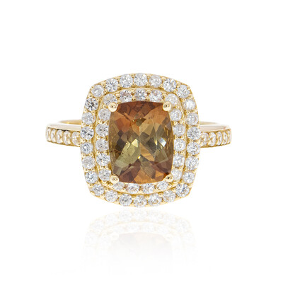 Anello in oro con Andalusite