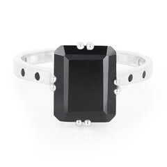Anello in argento con Spinello Nero