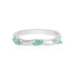Anello in argento con Smeraldo Russo