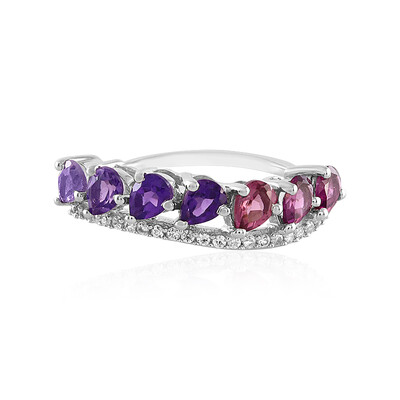 Anello in argento con Ametista