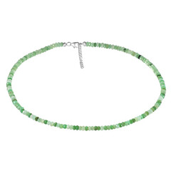 Collana in argento con Crisoprasio