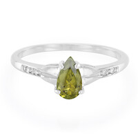 Anello in argento con Tormalina Cuprian