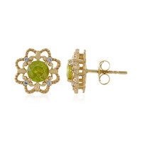Orecchini in oro con Sfene
