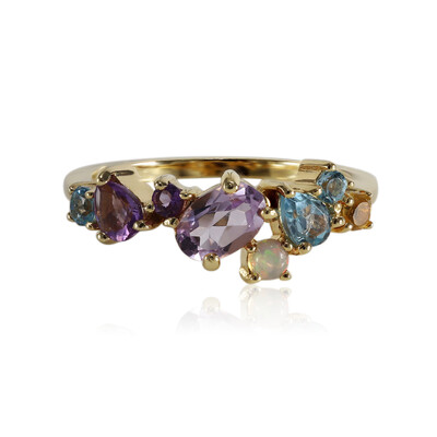 Anello in argento con Ametista Rose de France